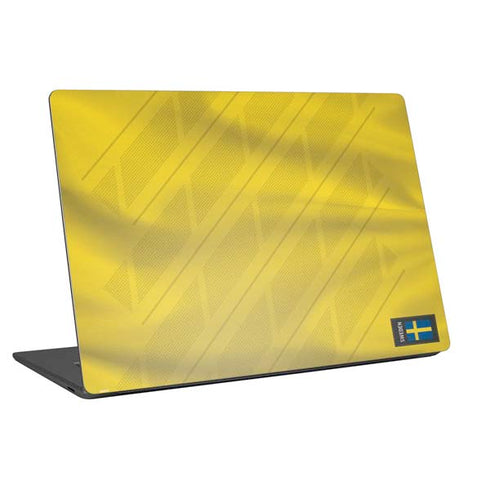 Sweden Soccer Flag Universal Laptop 16in (13 x 9.4in) Skin